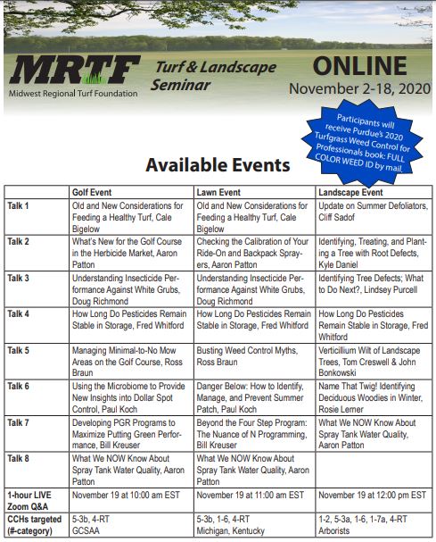 Turf and landscape seminar www.mrtf.org