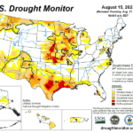 six week drought progression
